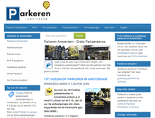 Tablet Screenshot of parkeren-amsterdam.com